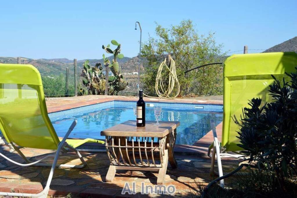 Las Palmeras - Ein Stück vom Paradies - Behagliches Haus mit Pool Algodonales Exterior foto