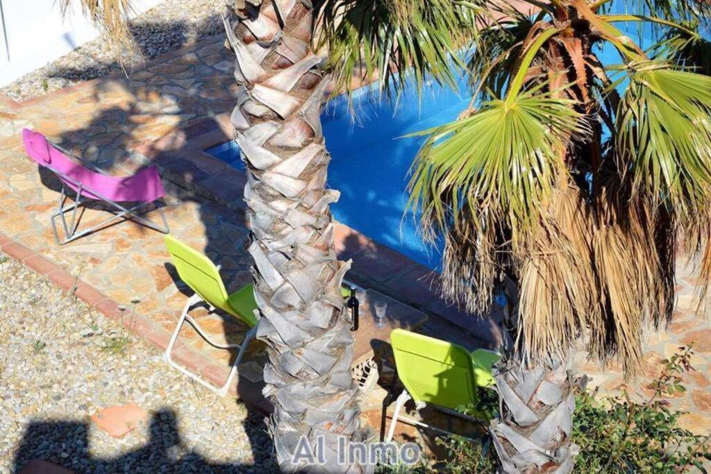 Las Palmeras - Ein Stück vom Paradies - Behagliches Haus mit Pool Algodonales Exterior foto